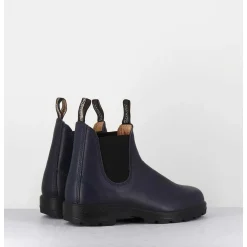 Classic Chelsea Boots Cuir Mate Bleu Marine - 2246 Navy Peri