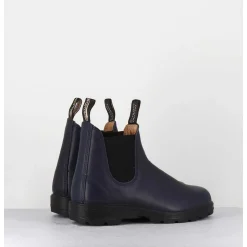 Classic Chelsea Boots Cuir Mate Bleu Marine - 2246 Navy Peri
