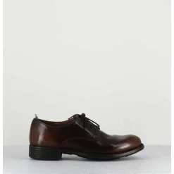 Derbies En Cuir Marron