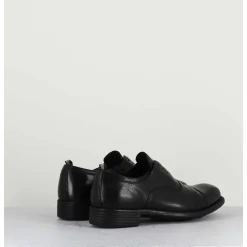 Derbies En Cuir Noir - Calixte003 Nero
