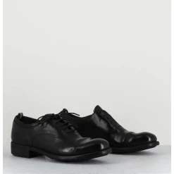 Derbies En Cuir Noir - Calixte003 Nero