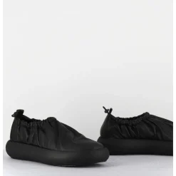 Elastic Donut Shoe Cuir Noir - 1C6854D Travel Black