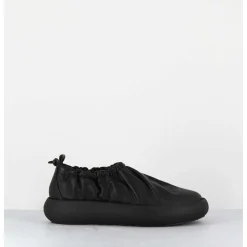 Elastic Donut Shoe Cuir Noir - 1C6854D Travel Black