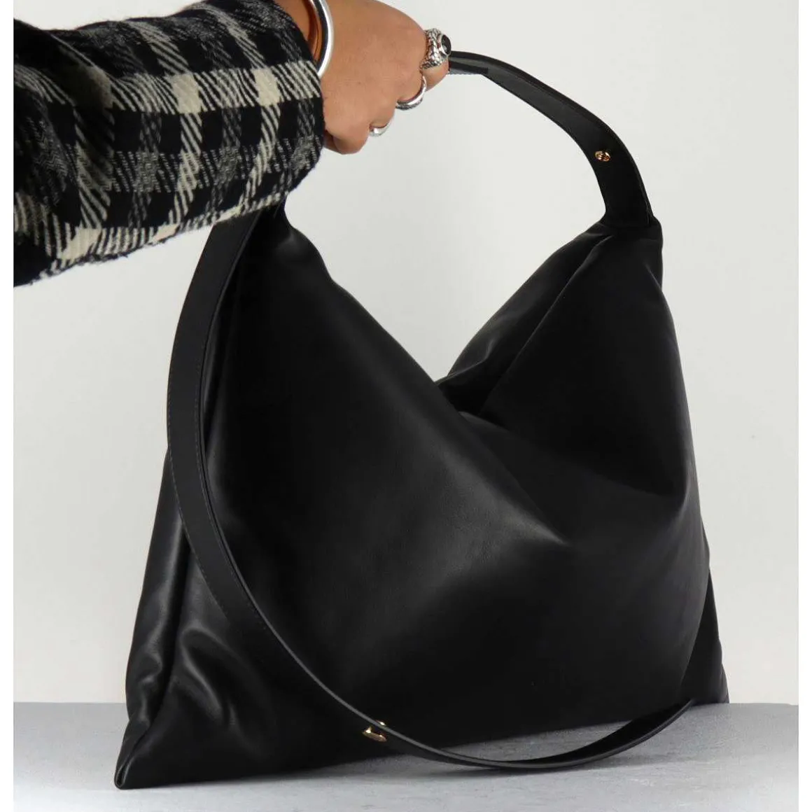 Large Black Puffin Bag