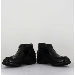 Mary-Janes En Cuir Noir - Calixte 032 Nero