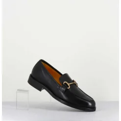 Mocassin A Mors En Cuir Noir - M431 Black
