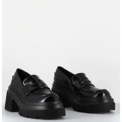 Mocassins Chunky Glace Noir - E3728-T Belt Nero