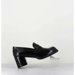 Mocassins En Cuir Brillant Noir - Ah500 Black