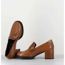 Mocassins En Cuir Camel - Ah500 Brandy