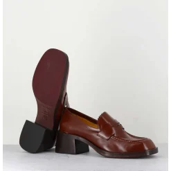 Mocassins En Cuir Marron - R271M Mousse Cuoio