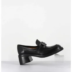 Mocassins En Cuir Noir & Bijoux - W232588 Guanto Nero