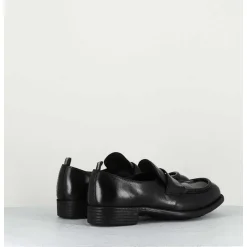 Mocassins En Cuir Noir - Calixte020 Nero