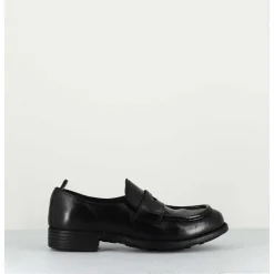 Mocassins En Cuir Noir - Calixte020 Nero