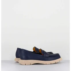 Mocassins Legers En Cuir Bleu Marine - S146 Cloud Blue