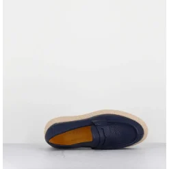 Mocassins Legers En Cuir Bleu Marine - S146 Cloud Blue