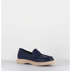 Mocassins Legers En Cuir Bleu Marine - S146 Cloud Blue