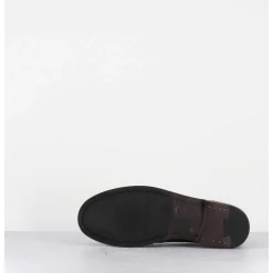 Mocassins Plats En Cuir Glace Vert - Zoe56040 Foresta