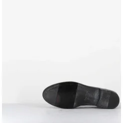 Mocassins Souple En Cuir Noir Avec Mors Cloute - 5246 Buf Nero