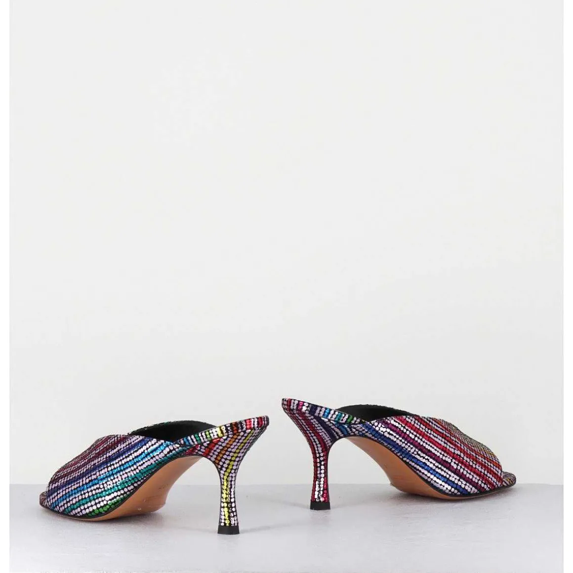 Mules A Taon Disco Print 80S - Sosta Tennis Nero
