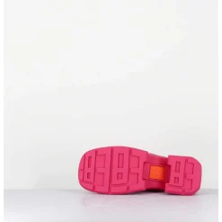 Mules 90S Cuir Rose & Surpiqures - Tawny Pink Mules