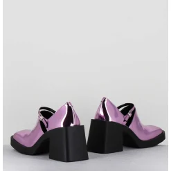 90S Mary-Jane Miroir Rose - Kim Metallic Pink