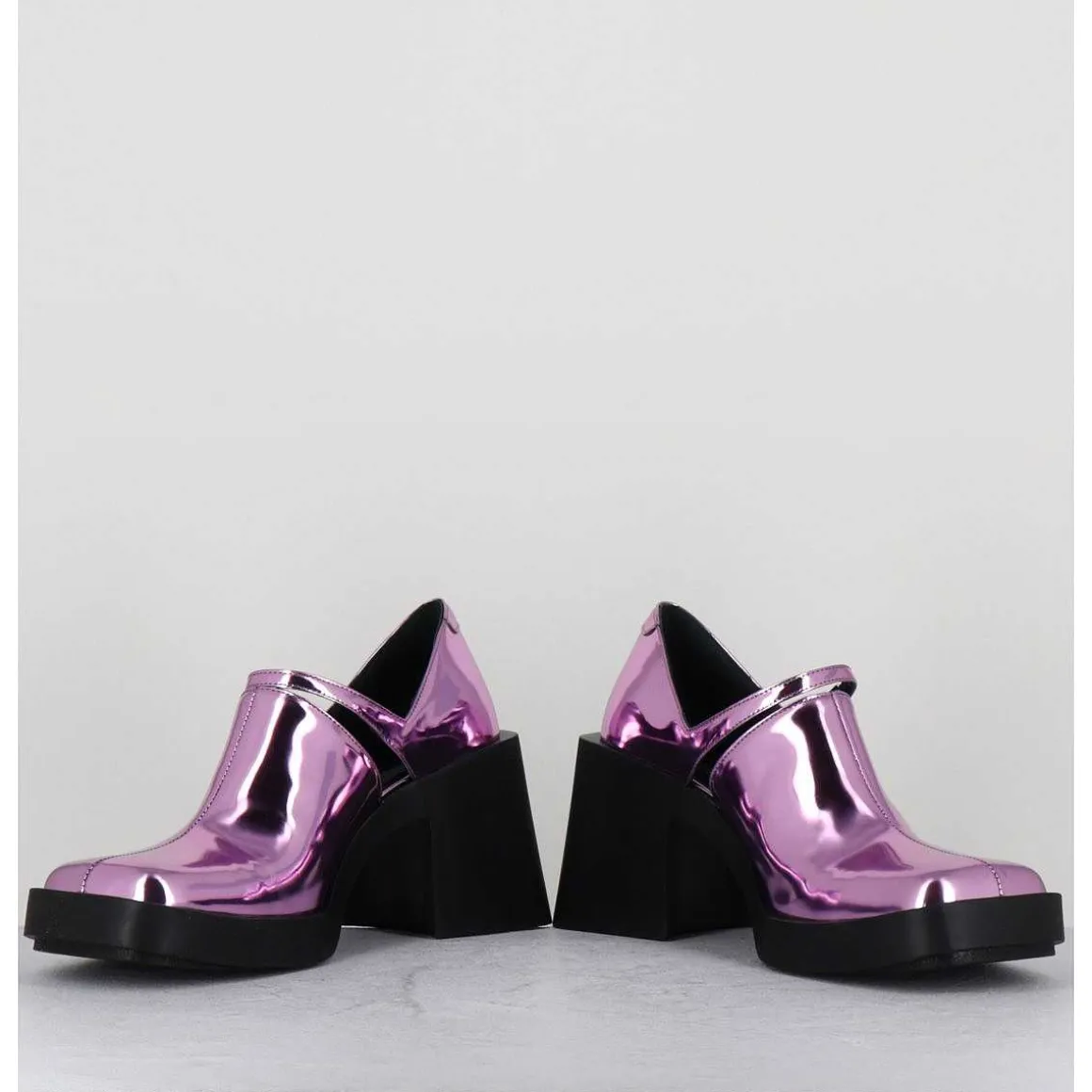90S Mary-Jane Miroir Rose - Kim Metallic Pink