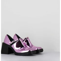 90S Mary-Jane Miroir Rose - Kim Metallic Pink