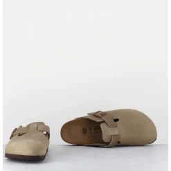 Sabot Boston Cuir Tabacco Brown