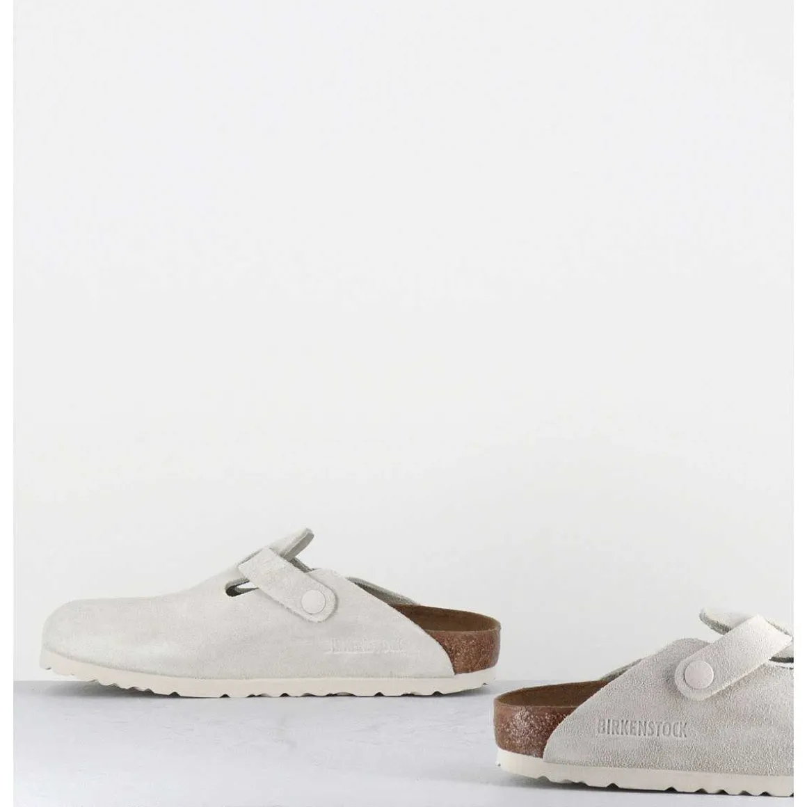 Sabot Boston Suede Antique White