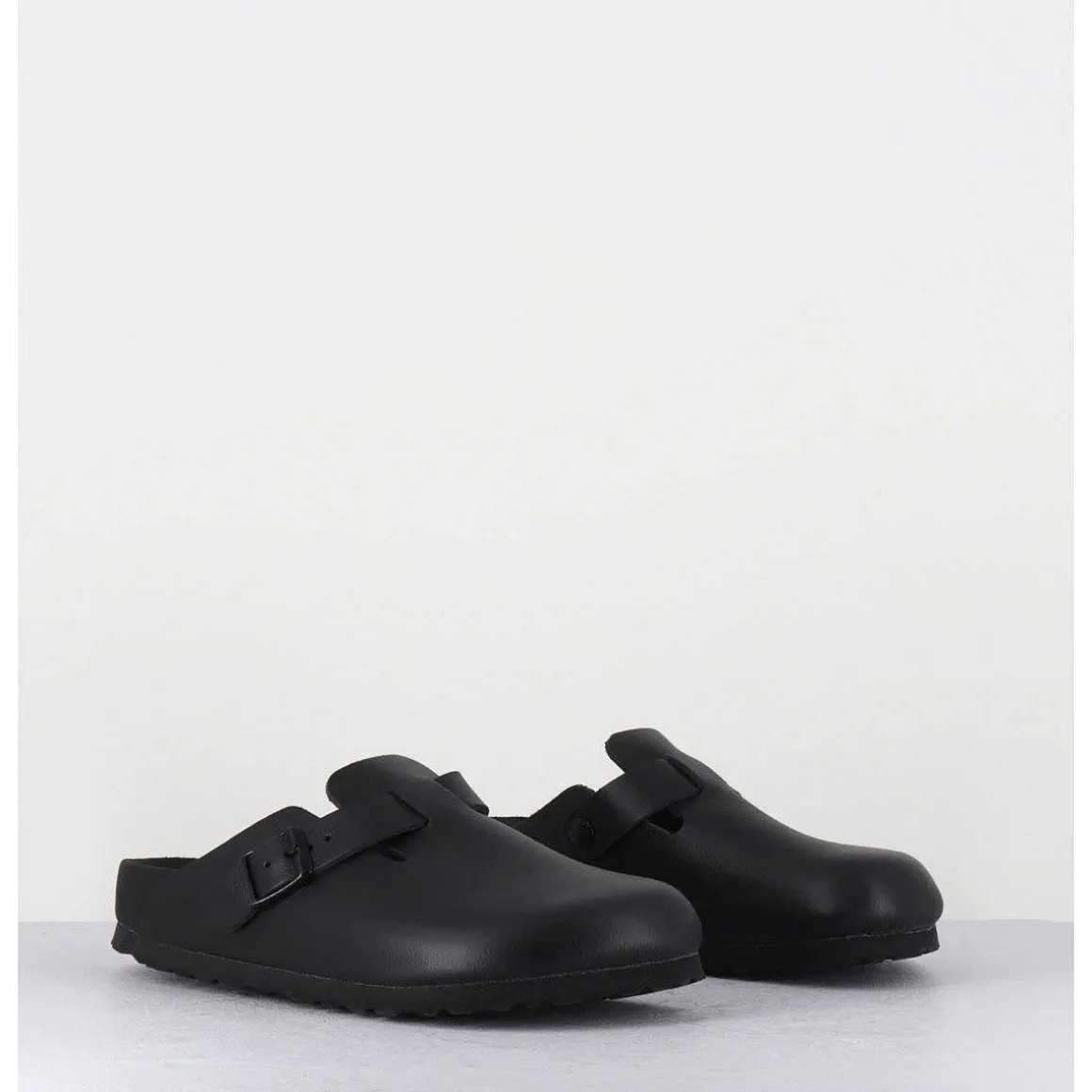 Sabots Boston Cuir Exquisite Black