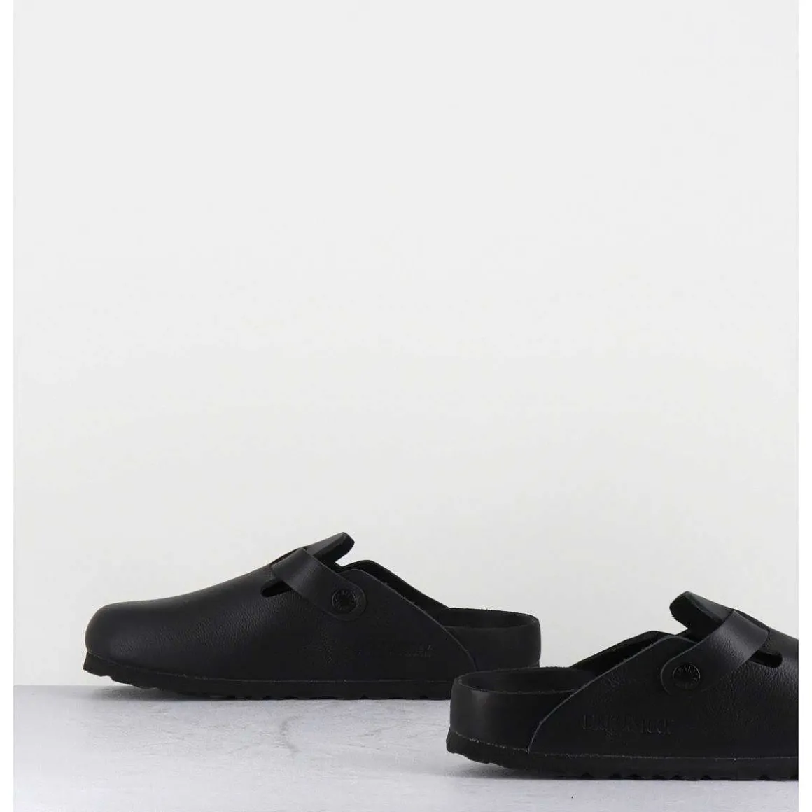 Sabots Boston Cuir Exquisite Black