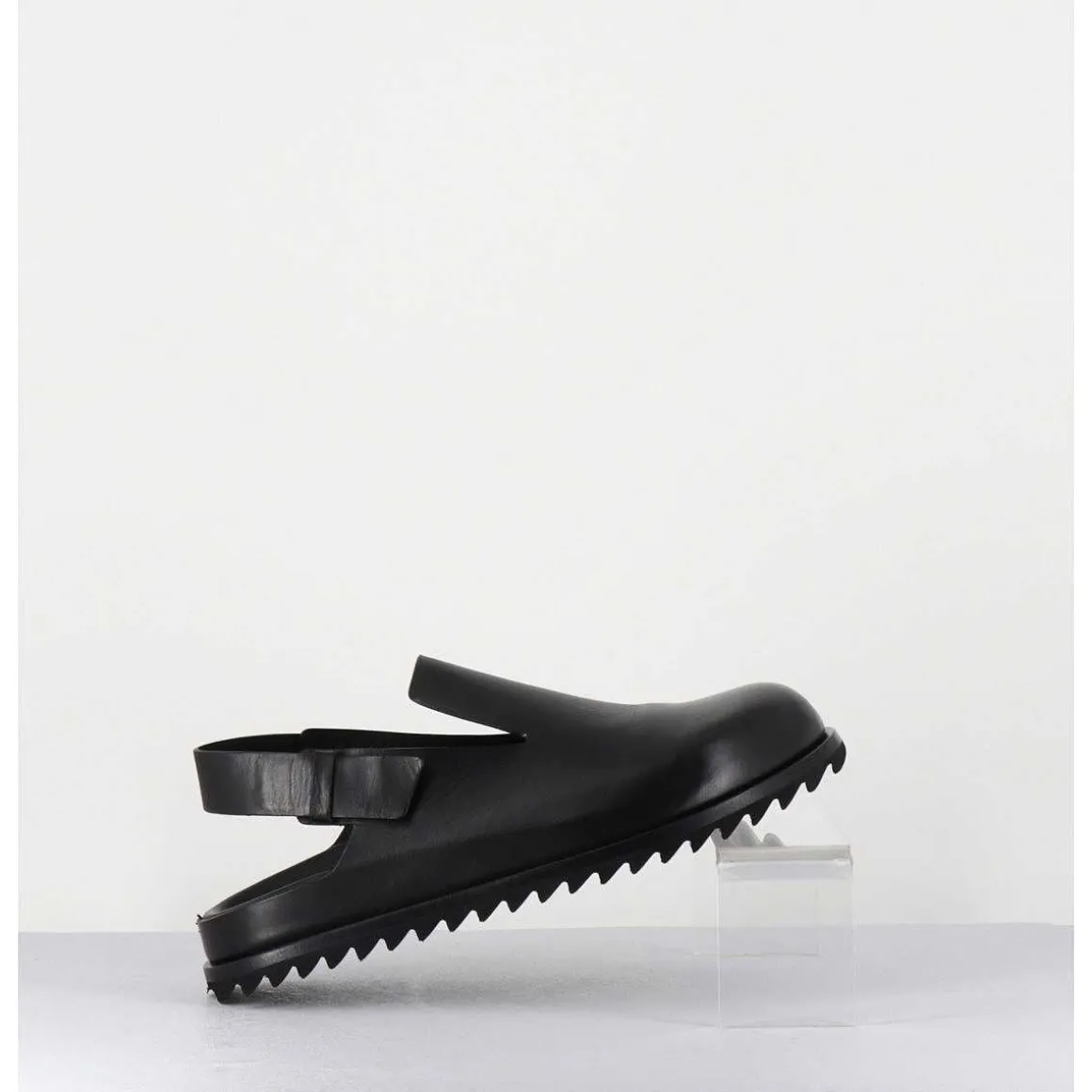 Sabots Epure Cuir Noir & Bride Arriere - Pelagie008 Nero