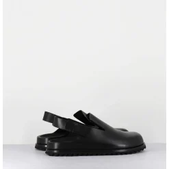 Sabots Epure Cuir Noir & Bride Arriere - Pelagie008 Nero