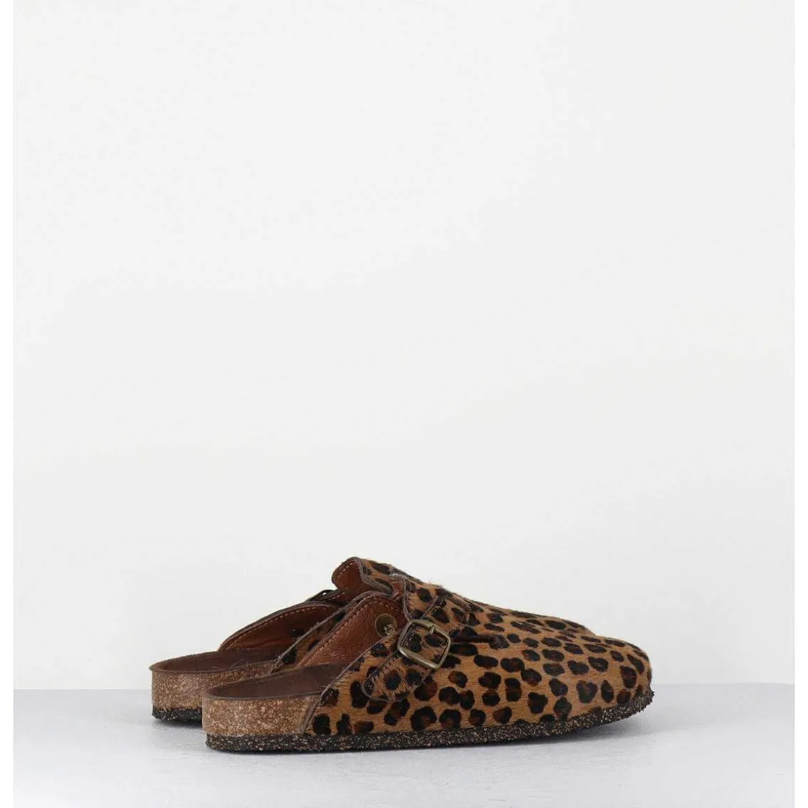 Sabots Plats "Poulain" Leopard - 230 Leopard Baio