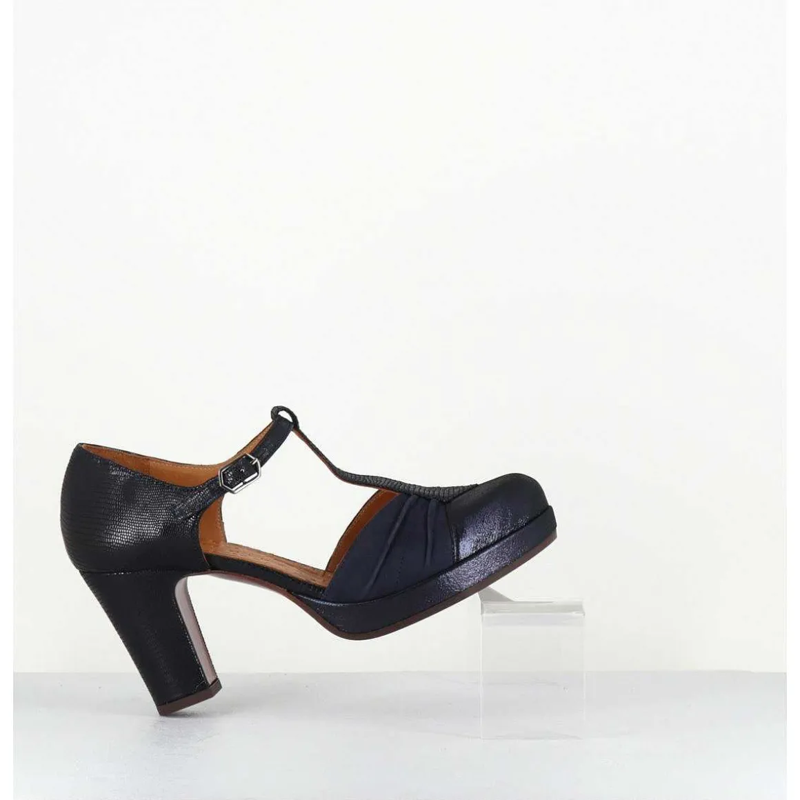 Salome En Daim Bleu Marine A Talon - Judeta43 Kia Noche