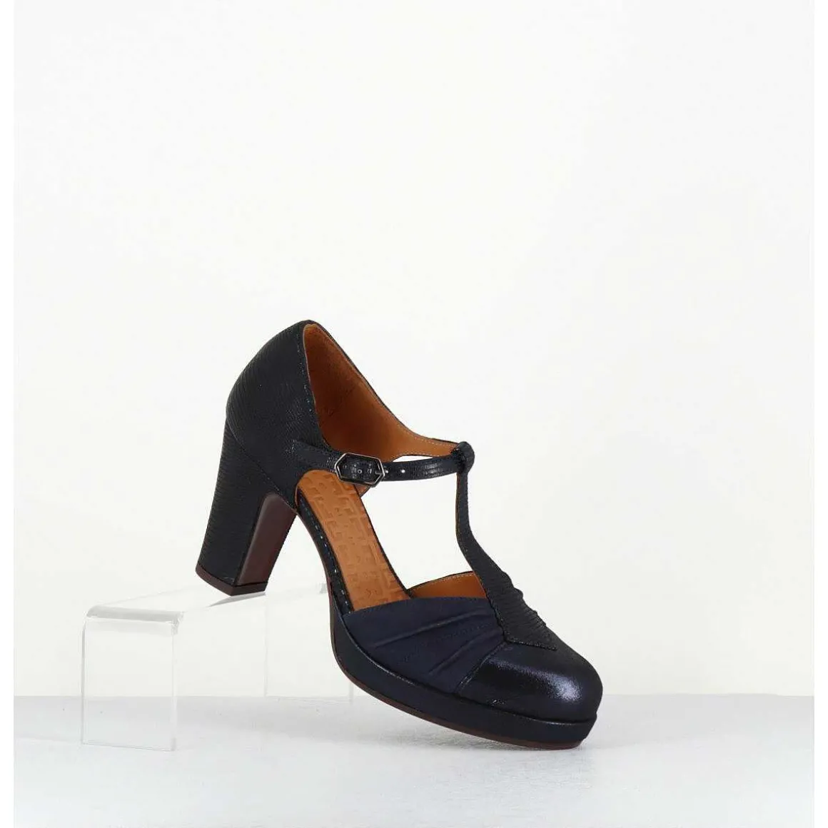 Salome En Daim Bleu Marine A Talon - Judeta43 Kia Noche