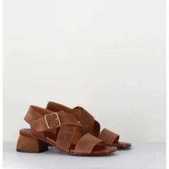 Sandales En Daim Marron A Brides Croisees - Qui-Israel44 Zeus Castano