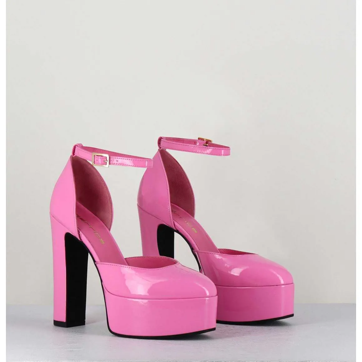 Sandales Esprit Babies En Cuir Vernis Rose - Rosa Vernice Pink