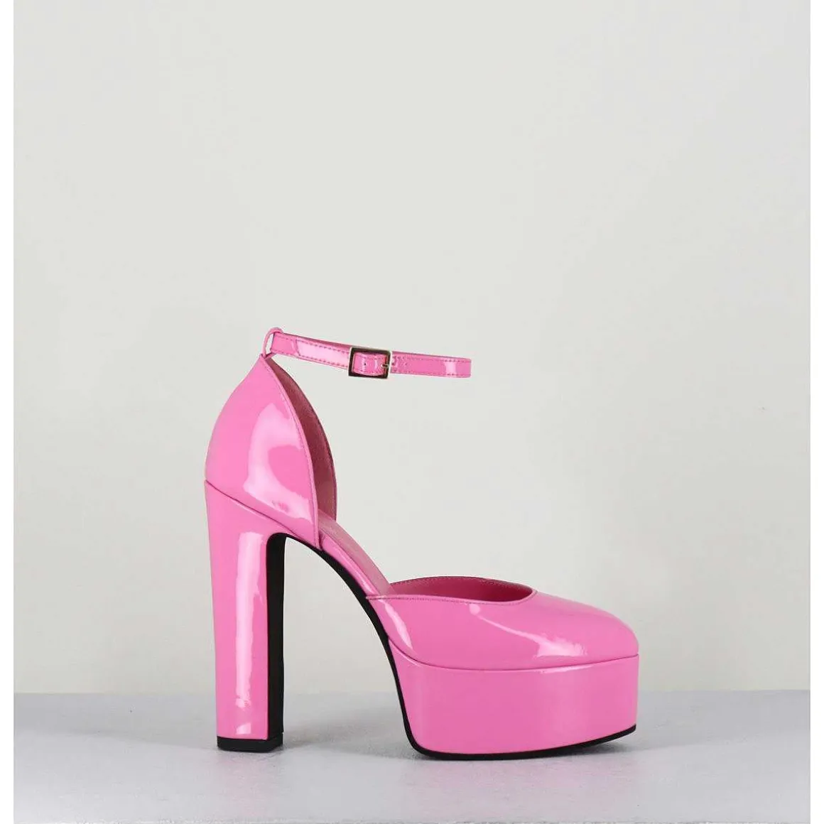 Sandales Esprit Babies En Cuir Vernis Rose - Rosa Vernice Pink