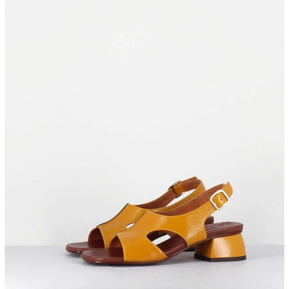 Sandales Petit Talon Naplak Jaune - Qui-Quiana44 Ferrari Sun