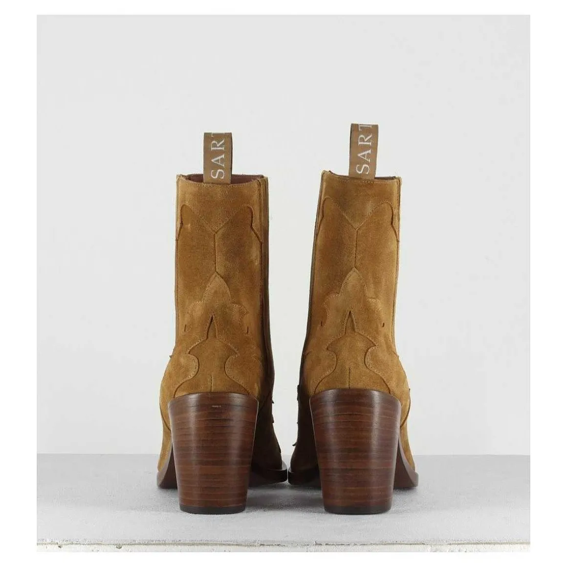 Santiag En Daim Camel Sartore - Sr3265