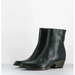 Santiags En Cuir Vert Use - Seber3 Moroder Bottiglia