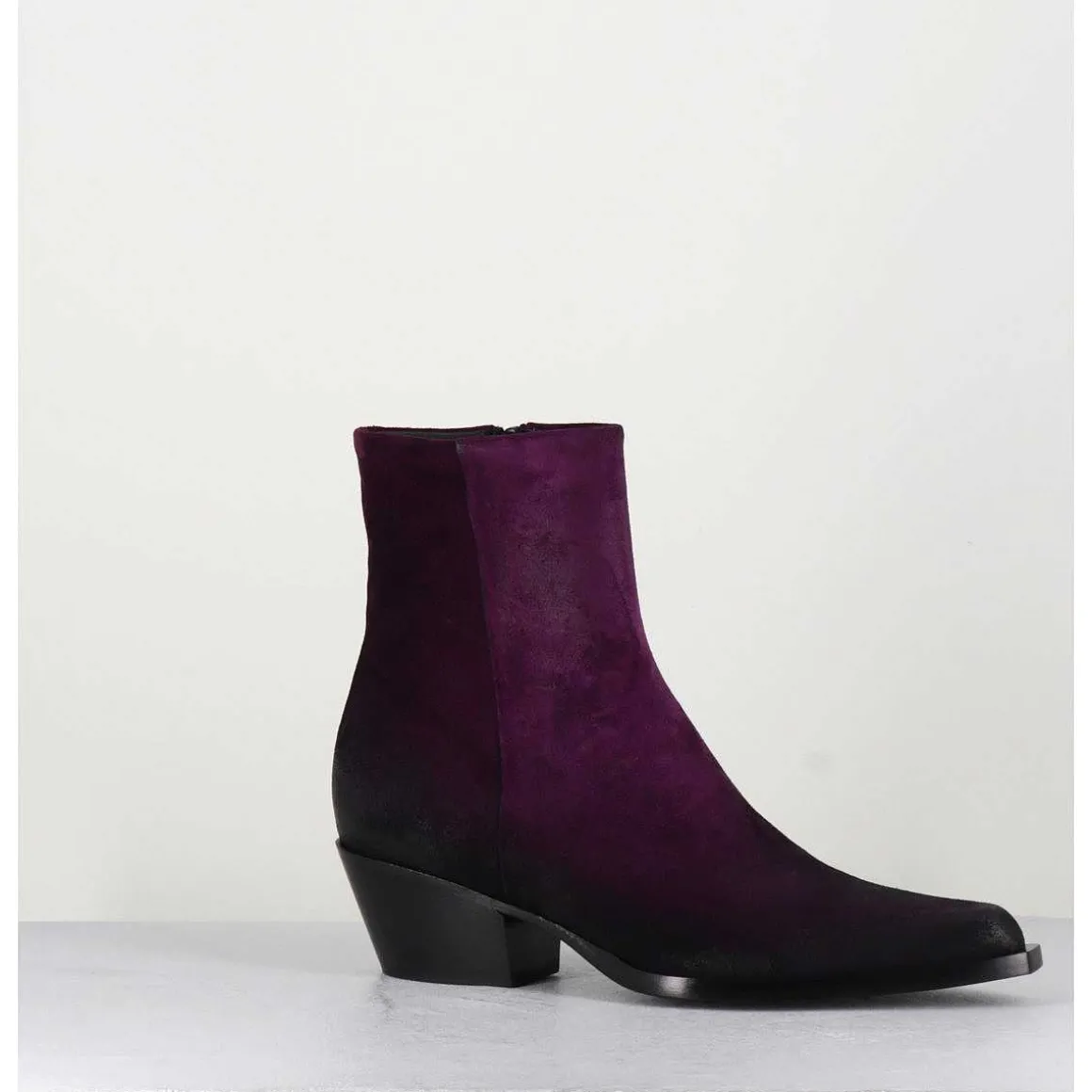 Santiags En Daim Violet - Seber Chelin Viola