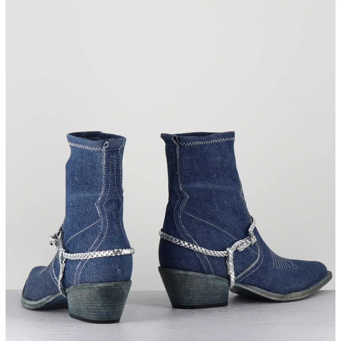 Santiags En Jean - Talo Jeans Lavato