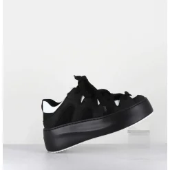 Sneakers En Cuir Noir & Blanc Y2K - 1D7366D Nabuck Black