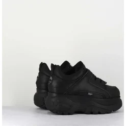 Sneakers En Cuir Noir A Plateforme Buffalo Original - 1339N Black