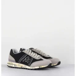 Sneakers Legeres Toile Noire & Daim Gris - Lucyd 5954 Black