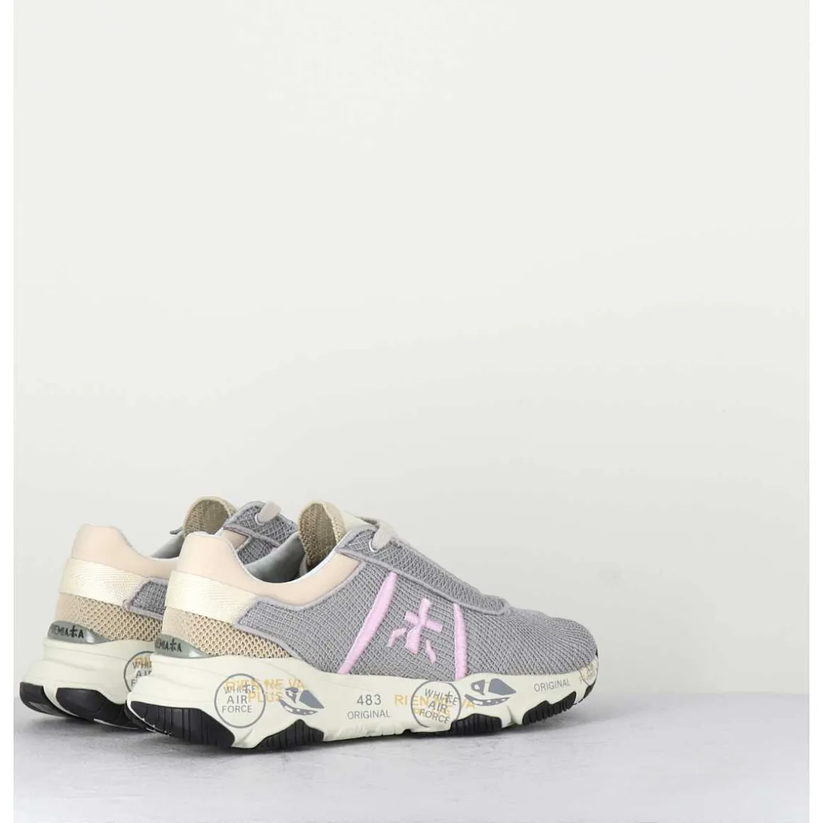 Sneakers Mesh Gris & Lilas - Buff 6094