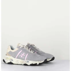 Sneakers Mesh Gris & Lilas - Buff 6094
