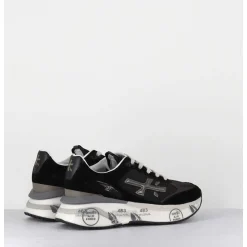 Sneakers Ultra Light Daim & Toile Noirs - Moerund 6443